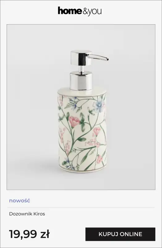 home&you - gazetka promocyjna Nowości: łazienka od poniedziałku 20.04  - strona 9