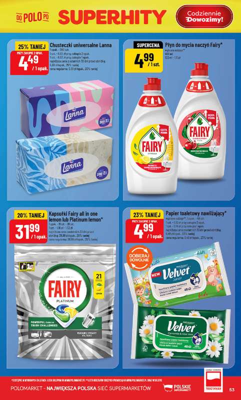 POLOmarket - gazetka promocyjna Gazetka od środy 22.04 do wtorku 28.04 - strona 53