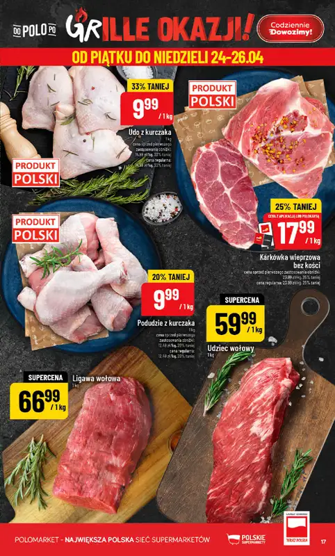 POLOmarket - gazetka promocyjna Gazetka od środy 22.04 do wtorku 28.04 - strona 17