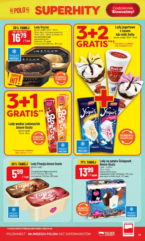 POLOmarket - gazetka promocyjna Gazetka od środy 22.04 do wtorku 28.04 - strona 43