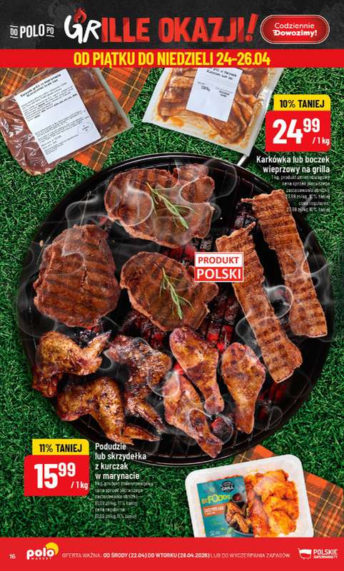 POLOmarket - gazetka promocyjna Gazetka od środy 22.04 do wtorku 28.04 - strona 16