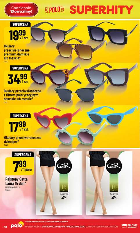 POLOmarket - gazetka promocyjna Gazetka od środy 22.04 do wtorku 28.04 - strona 58