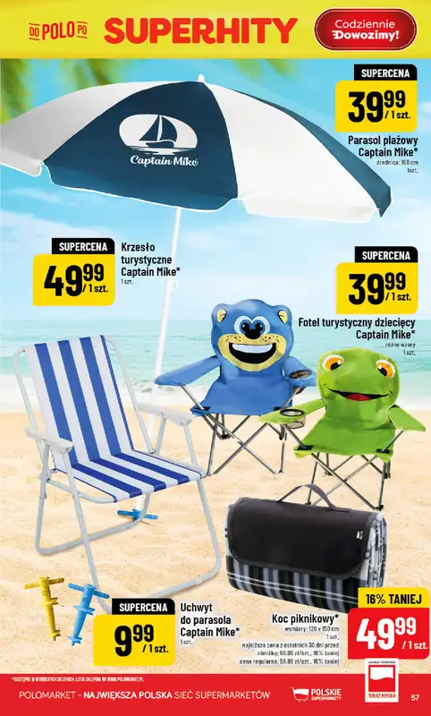 POLOmarket - gazetka promocyjna Gazetka od środy 22.04 do wtorku 28.04 - strona 57
