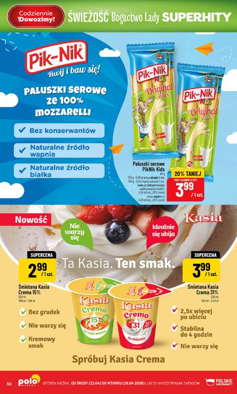 POLOmarket - gazetka promocyjna Gazetka od środy 22.04 do wtorku 28.04 - strona 30