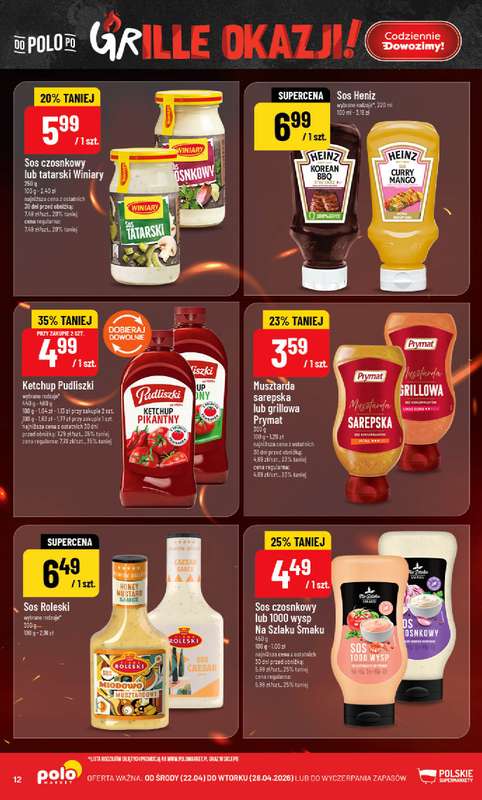 POLOmarket - gazetka promocyjna Gazetka od środy 22.04 do wtorku 28.04 - strona 12