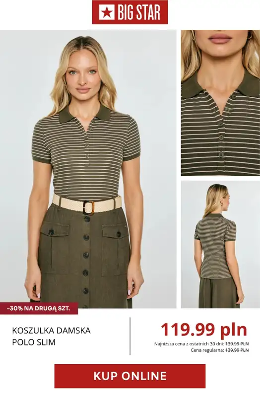 BIG STAR - gazetka promocyjna -30% na drugą sztukę od poniedziałku 20.04 do piątku 24.04 - strona 7
