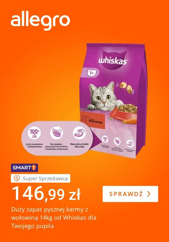 Allegro - gazetka promocyjna Zapasy dla Twojego pupila od wtorku 21.04 do poniedziałku 27.04 - strona 3