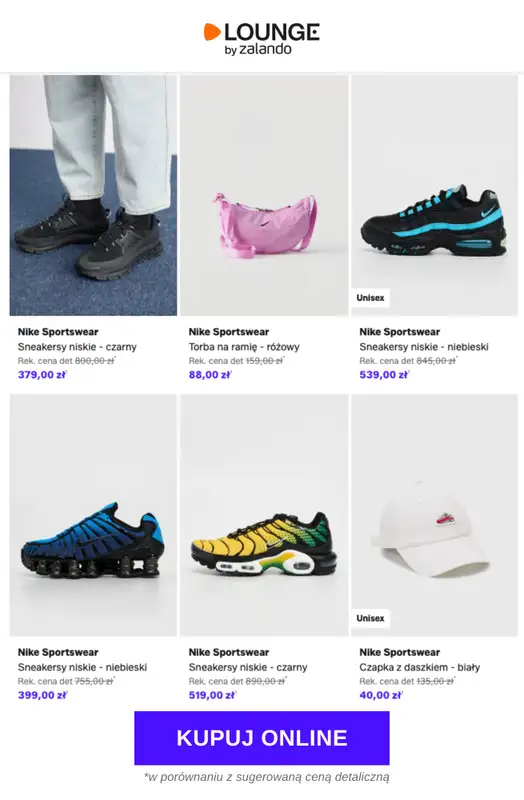 Lounge by Zalando - gazetka promocyjna Specjalne okazje: Nike Sportswear - Buty & Akcesoria od poniedziałku 20.04 do czwartku 23.04 - strona 4