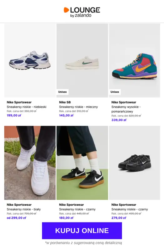 Lounge by Zalando - gazetka promocyjna Specjalne okazje: Nike Sportswear - Buty & Akcesoria od poniedziałku 20.04 do czwartku 23.04 - strona 9
