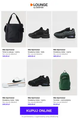 Lounge by Zalando - gazetka promocyjna Specjalne okazje: Nike Sportswear - Buty & Akcesoria od poniedziałku 20.04 do czwartku 23.04 - strona 5