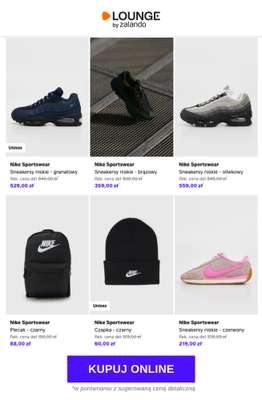 Lounge by Zalando - gazetka promocyjna Specjalne okazje: Nike Sportswear - Buty & Akcesoria od poniedziałku 20.04 do czwartku 23.04 - strona 3
