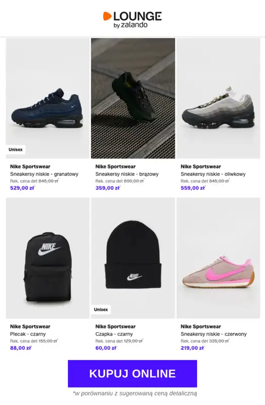Lounge by Zalando - gazetka promocyjna Specjalne okazje: Nike Sportswear - Buty & Akcesoria od poniedziałku 20.04 do czwartku 23.04 - strona 3