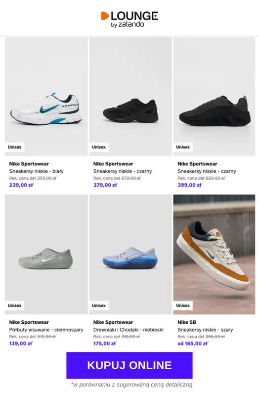 Lounge by Zalando - gazetka promocyjna Specjalne okazje: Nike Sportswear - Buty & Akcesoria od poniedziałku 20.04 do czwartku 23.04 - strona 10