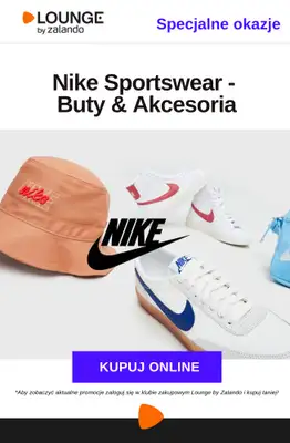 Lounge by Zalando - gazetka promocyjna Specjalne okazje: Nike Sportswear - Buty & Akcesoria od poniedziałku 20.04 do czwartku 23.04