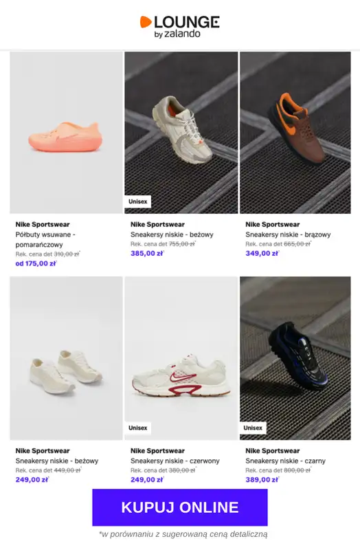 Lounge by Zalando - gazetka promocyjna Specjalne okazje: Nike Sportswear - Buty & Akcesoria od poniedziałku 20.04 do czwartku 23.04 - strona 8