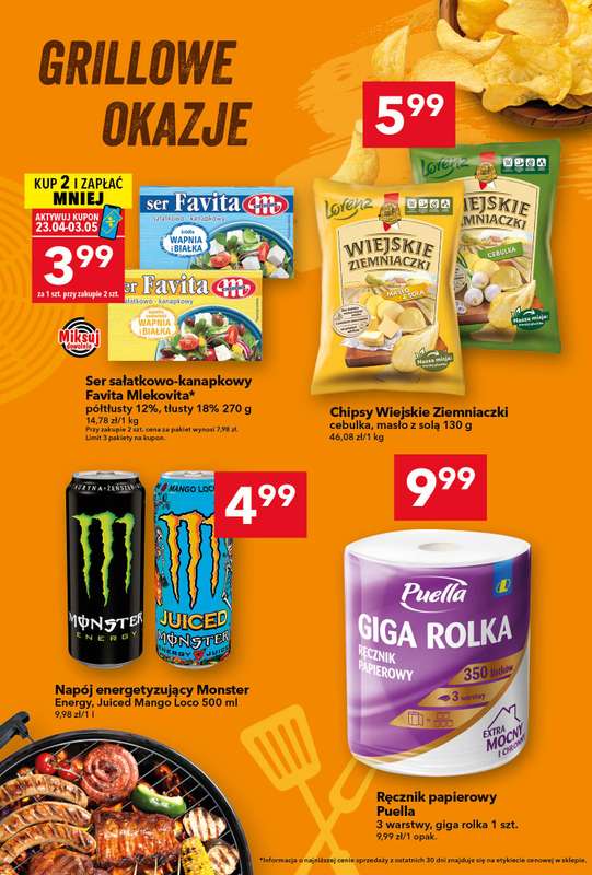 LEWIATAN - gazetka promocyjna Gazetka „MAMY TO w Lewiatanie” od czwartku 23.04 do niedzieli 03.05 - strona 4