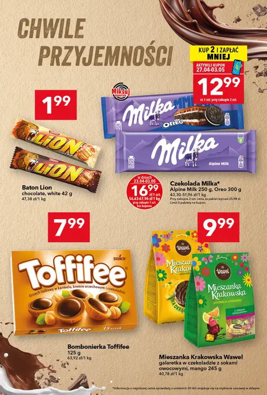 LEWIATAN - gazetka promocyjna Gazetka „MAMY TO w Lewiatanie” od czwartku 23.04 do niedzieli 03.05 - strona 14