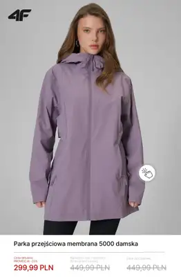 4F - gazetka promocyjna Kurtki wiosenne w supercenach! od poniedziałku 20.04  - strona 7