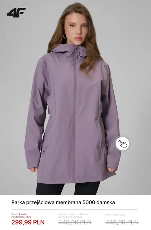 4F - gazetka promocyjna Kurtki wiosenne w supercenach! od poniedziałku 20.04  - strona 7