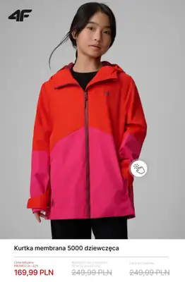 4F - gazetka promocyjna Kurtki wiosenne w supercenach! od poniedziałku 20.04  - strona 9