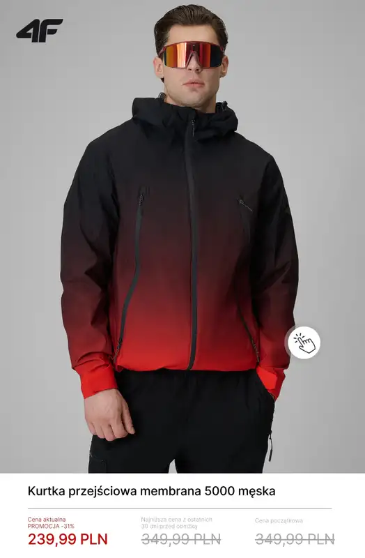 4F - gazetka promocyjna Kurtki wiosenne w supercenach! od poniedziałku 20.04  - strona 6