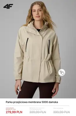4F - gazetka promocyjna Kurtki wiosenne w supercenach! od poniedziałku 20.04  - strona 4