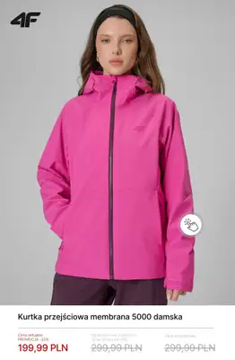 4F - gazetka promocyjna Kurtki wiosenne w supercenach! od poniedziałku 20.04  - strona 2