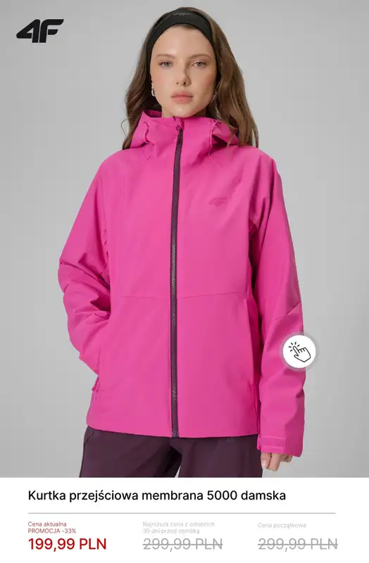 4F - gazetka promocyjna Kurtki wiosenne w supercenach! od poniedziałku 20.04  - strona 2