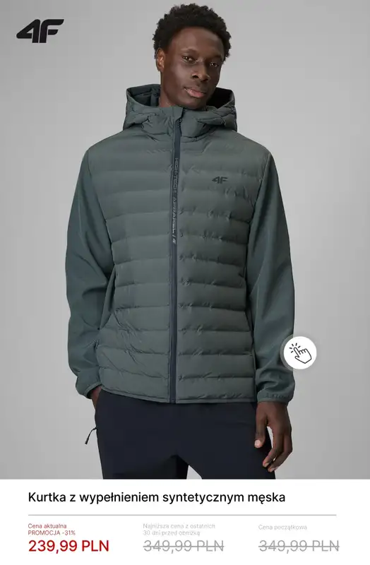 4F - gazetka promocyjna Kurtki wiosenne w supercenach! od poniedziałku 20.04  - strona 8