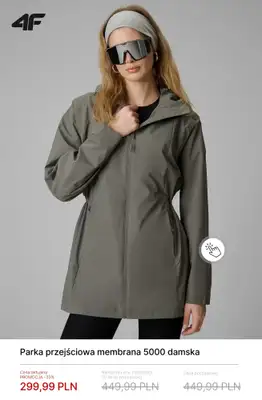 4F - gazetka promocyjna Kurtki wiosenne w supercenach! od poniedziałku 20.04  - strona 5