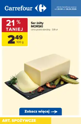 Carrefour - gazetka promocyjna Produkty na KANAPKI! - sprawdź oferty! od wtorku 21.04 do niedzieli 26.04 - strona 10