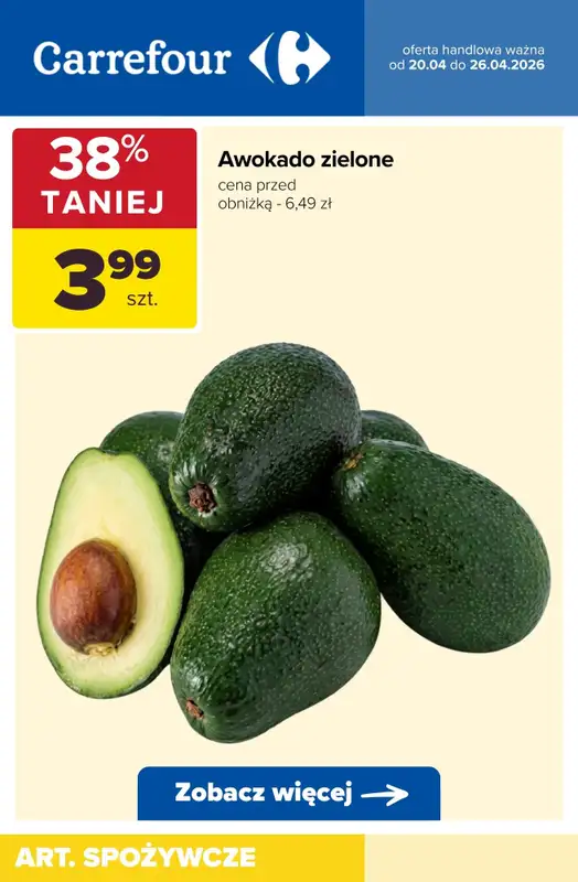 Carrefour - gazetka promocyjna Produkty na KANAPKI! - sprawdź oferty! od wtorku 21.04 do niedzieli 26.04 - strona 2