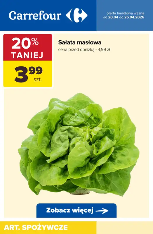 Carrefour - gazetka promocyjna Produkty na KANAPKI! - sprawdź oferty! od wtorku 21.04 do niedzieli 26.04 - strona 8