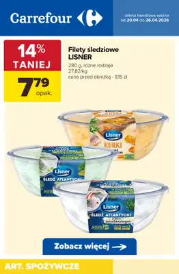 Carrefour - gazetka promocyjna Produkty na KANAPKI! - sprawdź oferty! od wtorku 21.04 do niedzieli 26.04 - strona 7