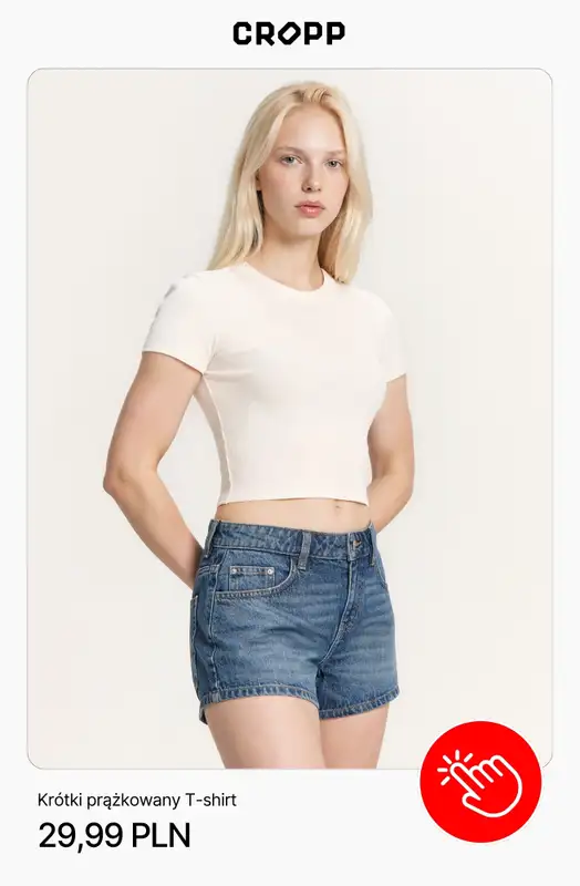 Cropp - gazetka promocyjna Ubrania Basic dla niej od poniedziałku 20.04  - strona 6
