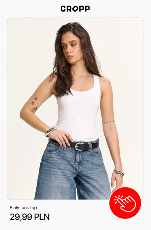Cropp - gazetka promocyjna Ubrania Basic dla niej od poniedziałku 20.04  - strona 2
