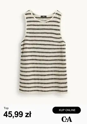 C&A - gazetka promocyjna Odzież w kolorach bieli i czerni od poniedziałku 20.04  - strona 14