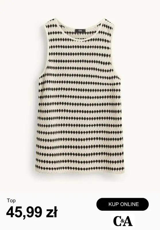 C&A - gazetka promocyjna Odzież w kolorach bieli i czerni od poniedziałku 20.04  - strona 14