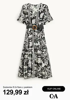 C&A - gazetka promocyjna Odzież w kolorach bieli i czerni od poniedziałku 20.04  - strona 5