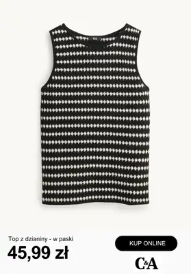 C&A - gazetka promocyjna Odzież w kolorach bieli i czerni od poniedziałku 20.04  - strona 13