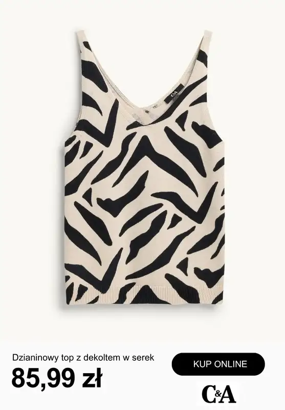 C&A - gazetka promocyjna Odzież w kolorach bieli i czerni od poniedziałku 20.04  - strona 9