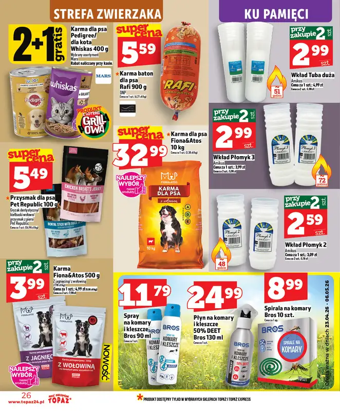 TOPAZ - gazetka promocyjna Nowa gazetka od czwartku, 23.04 od czwartku 23.04 do środy 29.04 - strona 26