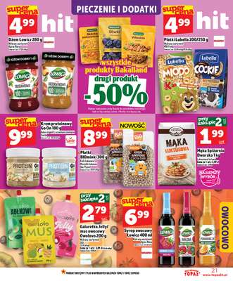 TOPAZ - gazetka promocyjna Nowa gazetka od czwartku, 23.04 od czwartku 23.04 do środy 29.04 - strona 21