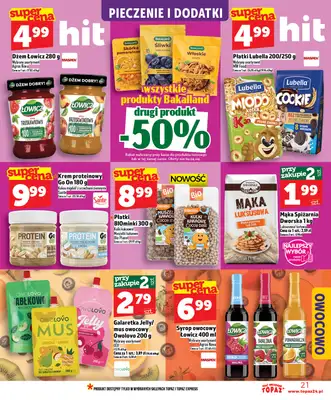 TOPAZ - gazetka promocyjna Nowa gazetka od czwartku, 23.04 od czwartku 23.04 do środy 29.04 - strona 21