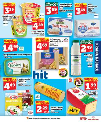 TOPAZ - gazetka promocyjna Nowa gazetka od czwartku, 23.04 od czwartku 23.04 do środy 29.04 - strona 15