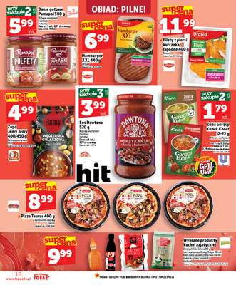 TOPAZ - gazetka promocyjna Nowa gazetka od czwartku, 23.04 od czwartku 23.04 do środy 29.04 - strona 18