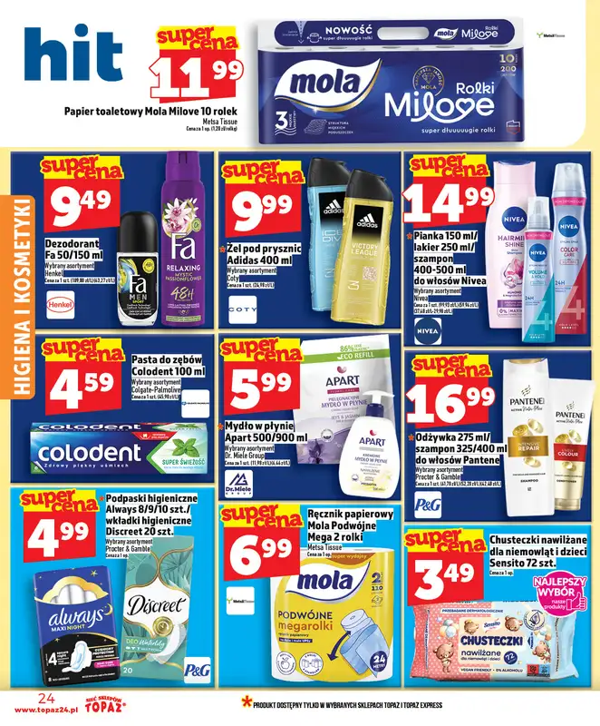 TOPAZ - gazetka promocyjna Nowa gazetka od czwartku, 23.04 od czwartku 23.04 do środy 29.04 - strona 24