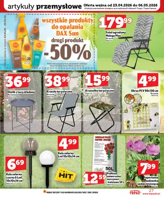TOPAZ - gazetka promocyjna Nowa gazetka od czwartku, 23.04 od czwartku 23.04 do środy 29.04 - strona 27