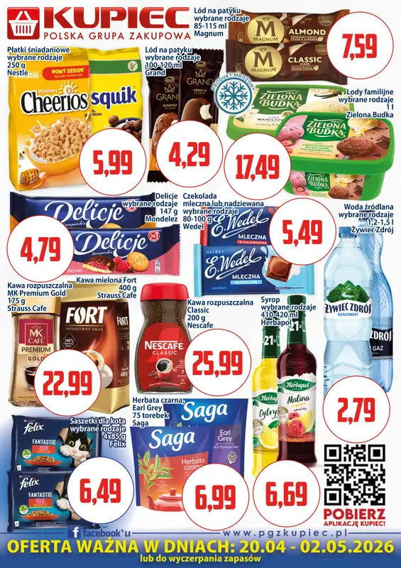 Kupiec - gazetka promocyjna Oferta plakatowa od poniedziałku 20.04 do soboty 02.05 - strona 2