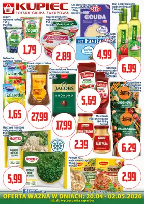 Kupiec - gazetka promocyjna Oferta plakatowa od poniedziałku 20.04 do soboty 02.05 - strona 4